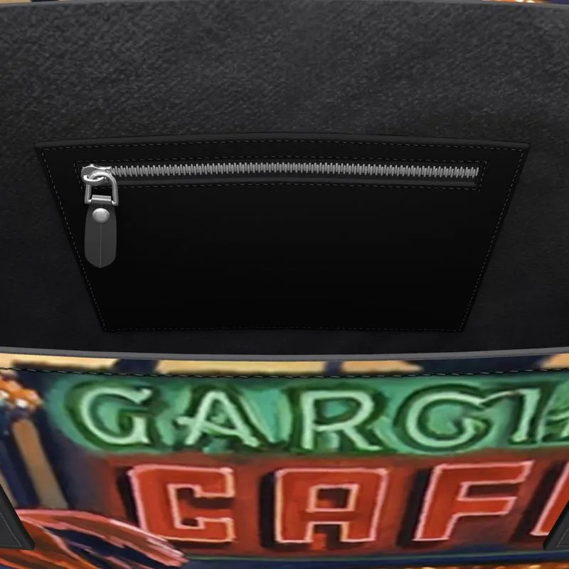 New Mexico Lights Leather Tote