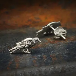 Nina Designs Earrings: Raven Post