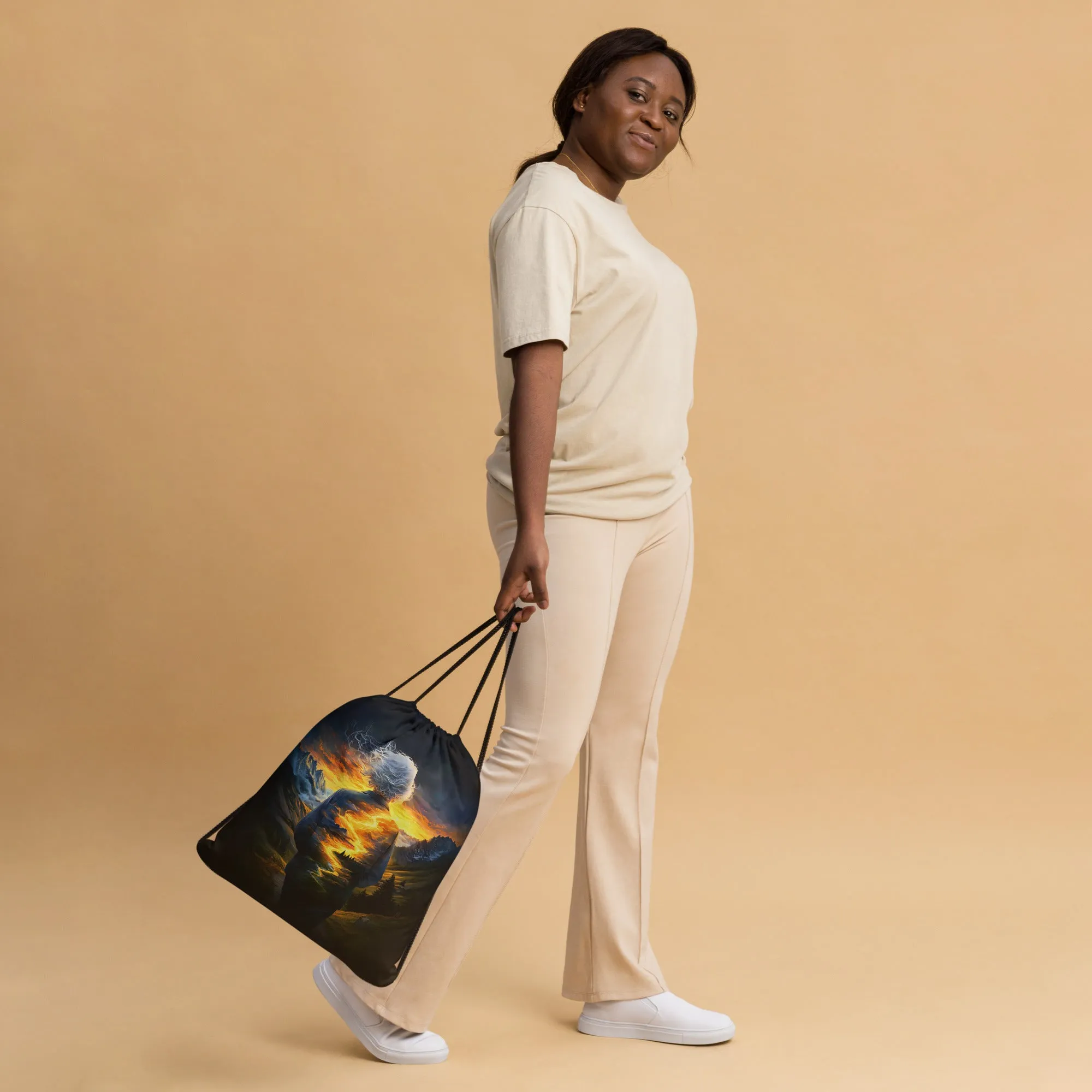 Path to Renewal Drawstring bag
