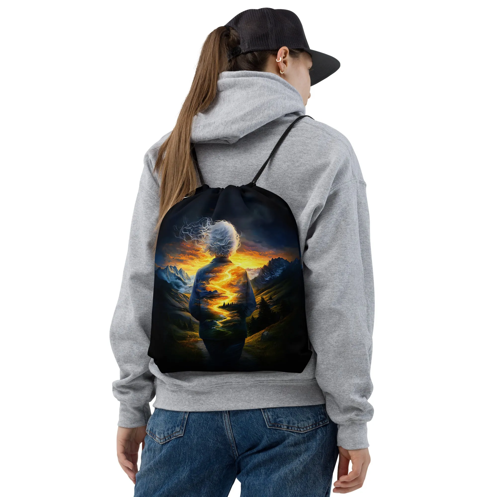 Path to Renewal Drawstring bag