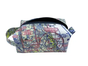 Pilot Dopp Kit & Toiletry Bag - Choose your VFR Sectional Chart