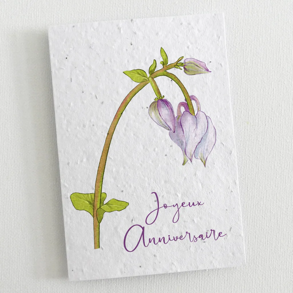 Set of 6 Plantable Birthday Cards - Botanica