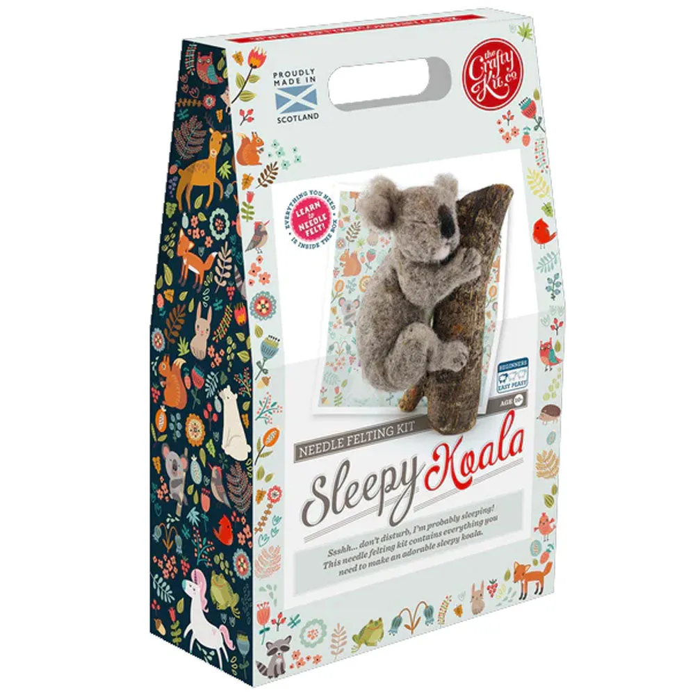 Sleepy Koala Needle Felting Kit