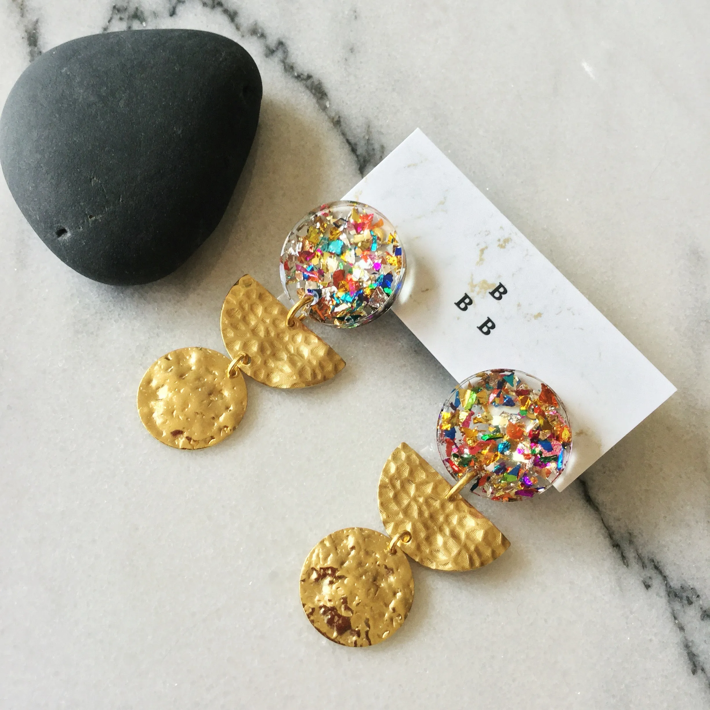 Soft Pop Earrings: Confetti