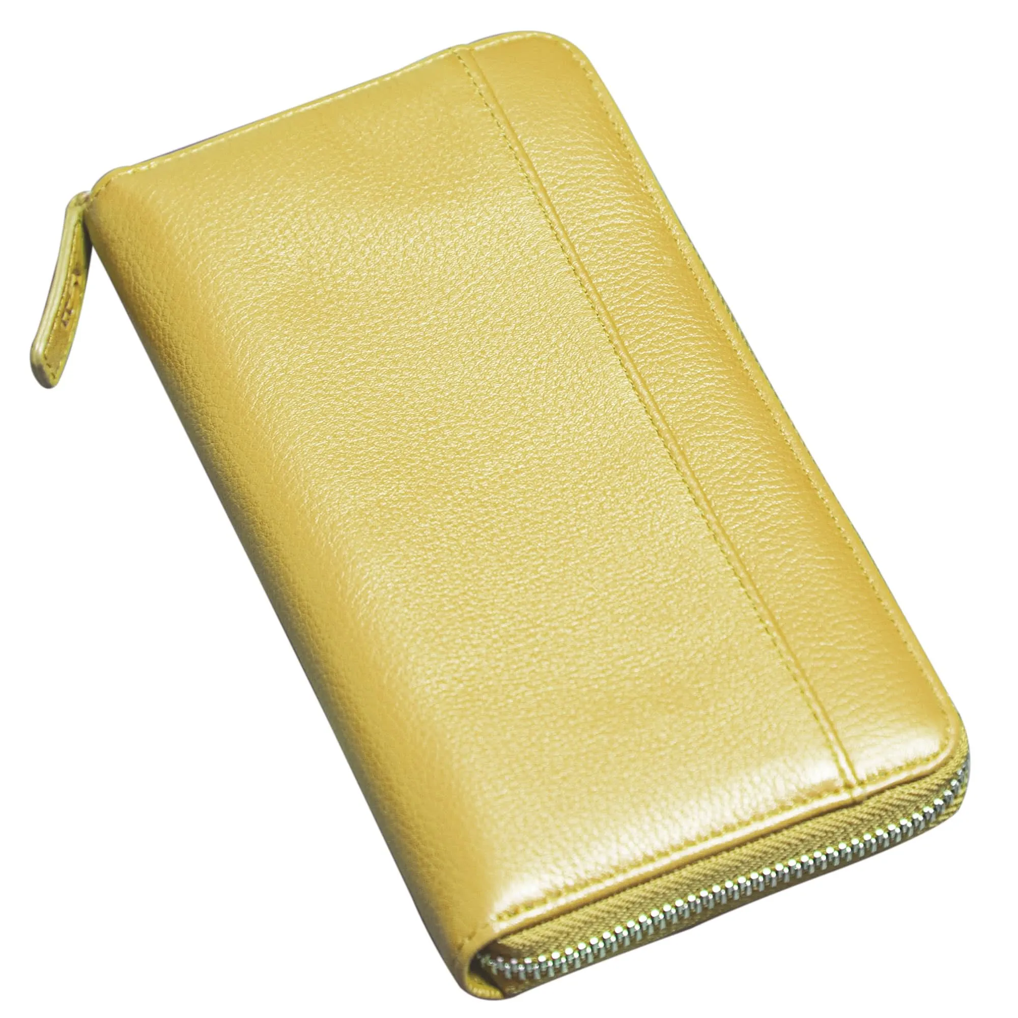 Sophia Full Grain Zip Around Leather Wallet - Leather Wallet for Women