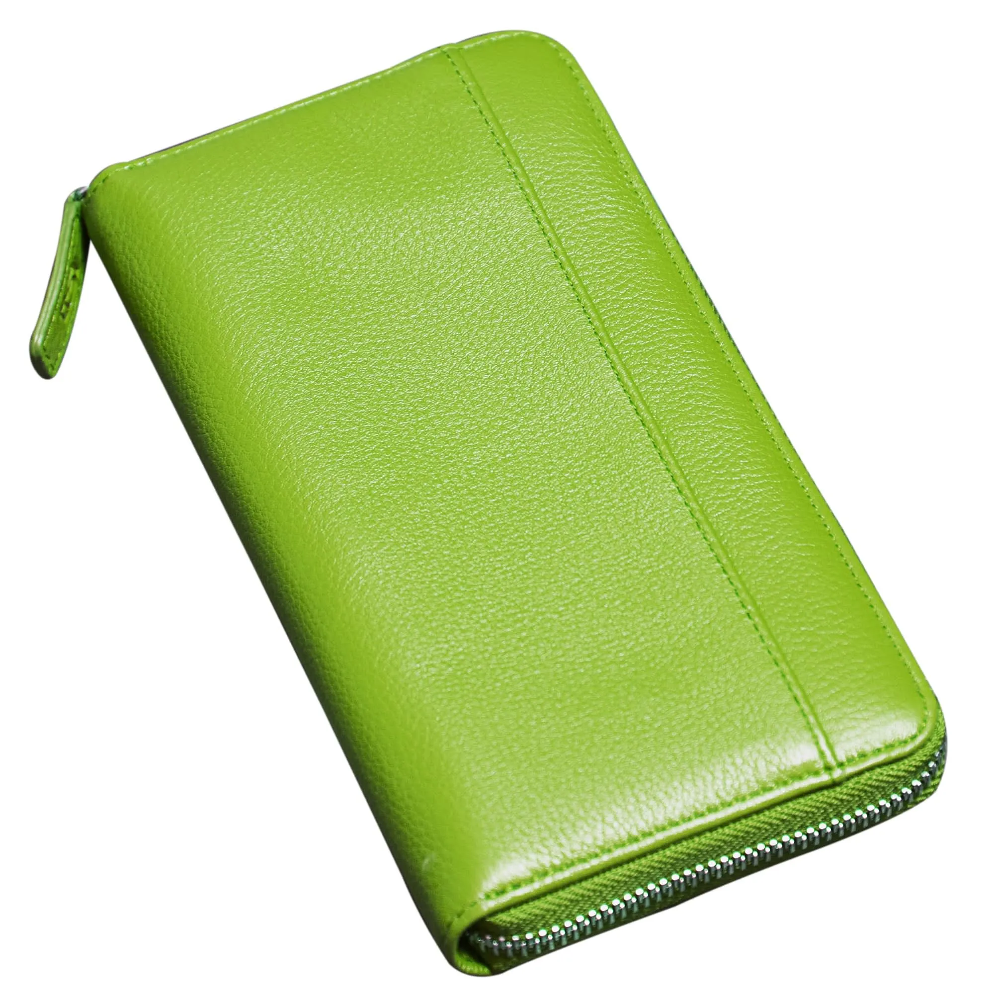 Sophia Full Grain Zip Around Leather Wallet - Leather Wallet for Women