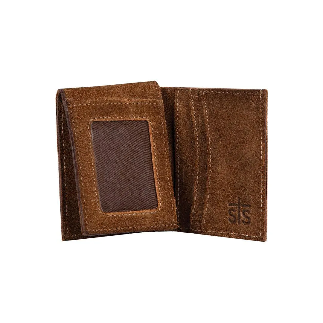 STS  Cowhide Hidden Cash Wallet STS69215