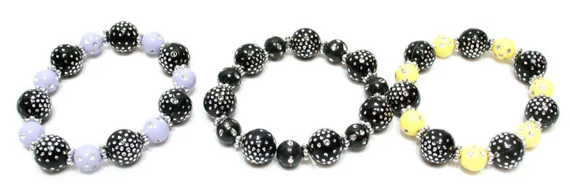 Studded Round Beads Bracelets Wholesale