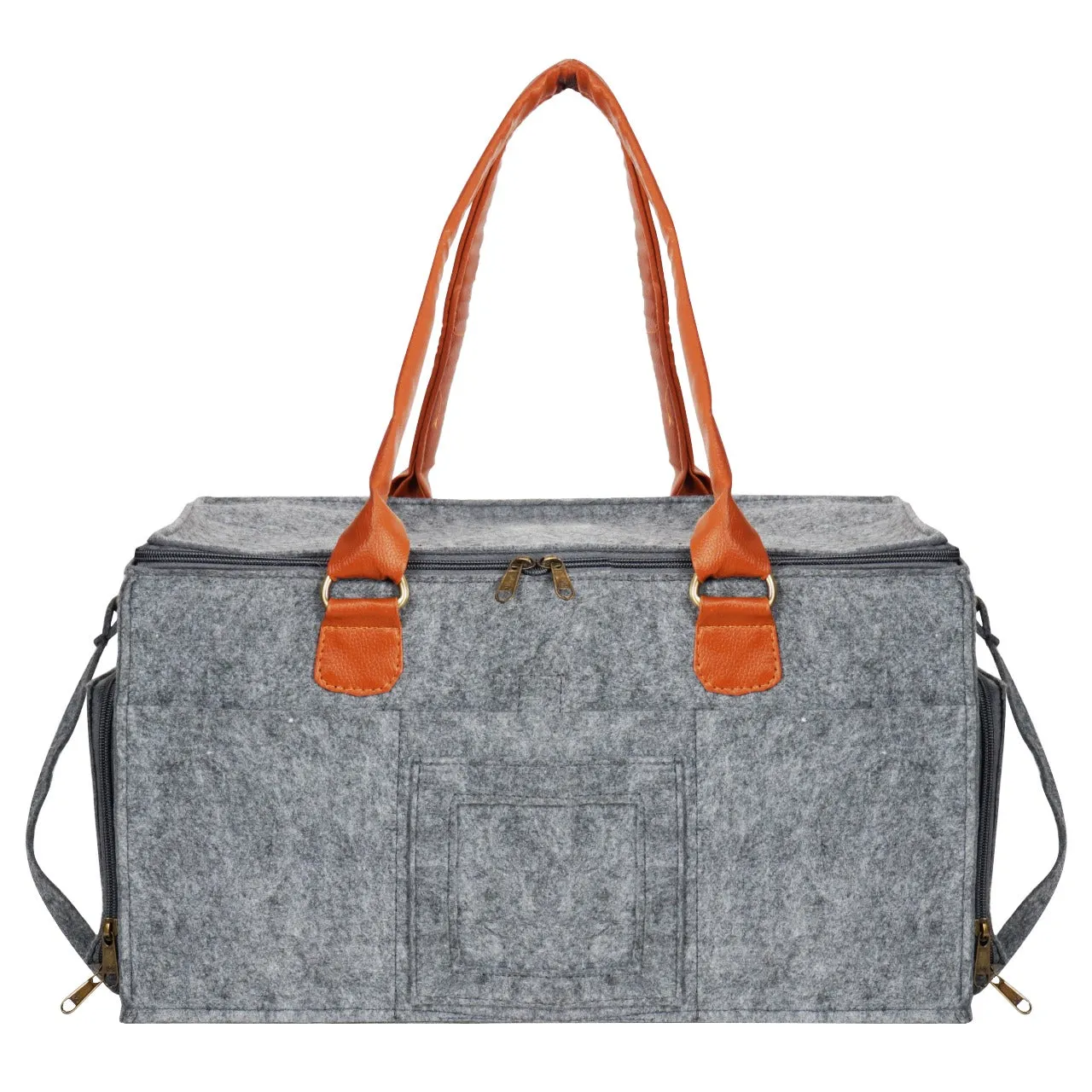 Travel tote bag | Diaper Caddy | Multifunctional Diaper bag| Unisex Diaper Bag | Traveling Baby bag | Diaper caddy with lid