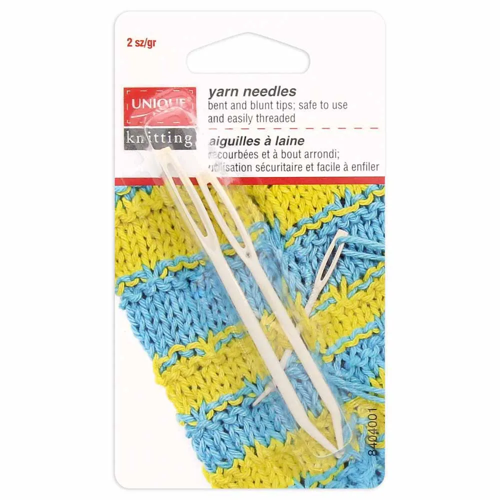 Unique® Knitting - Yarn Needles - White (2pc Pack)