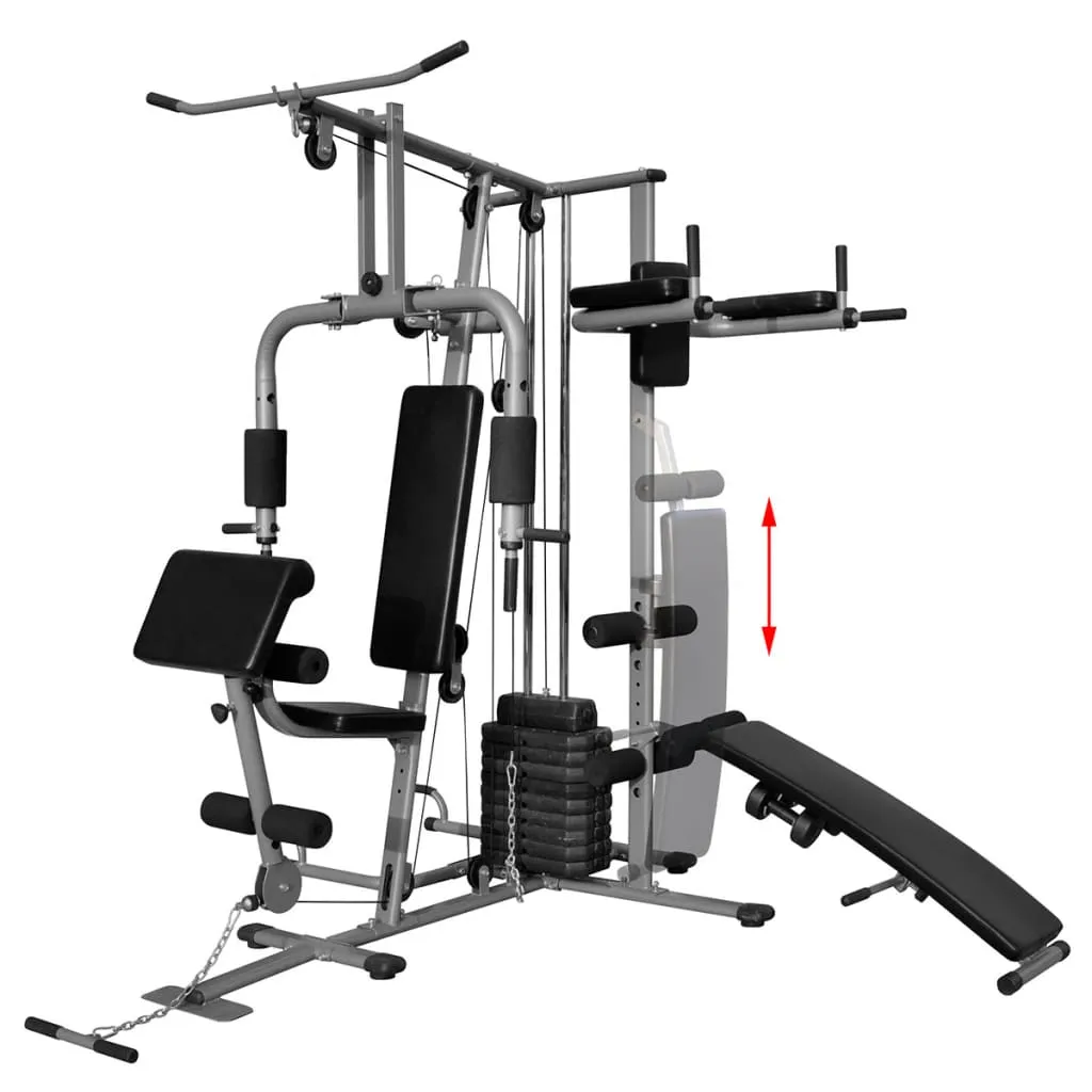 Vidaxl Multi-Functional Home Gym 143.3Lb