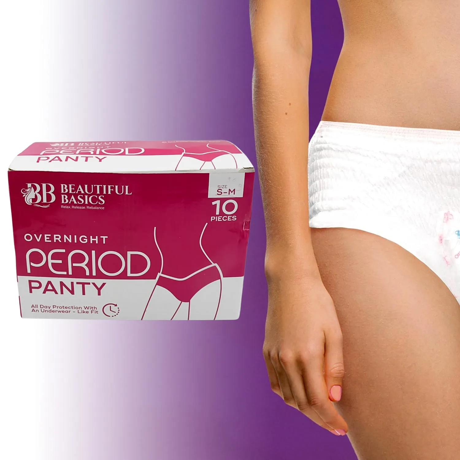 Women's Emergency Travel Kit with Hygiene Sachet (10 Pcs)