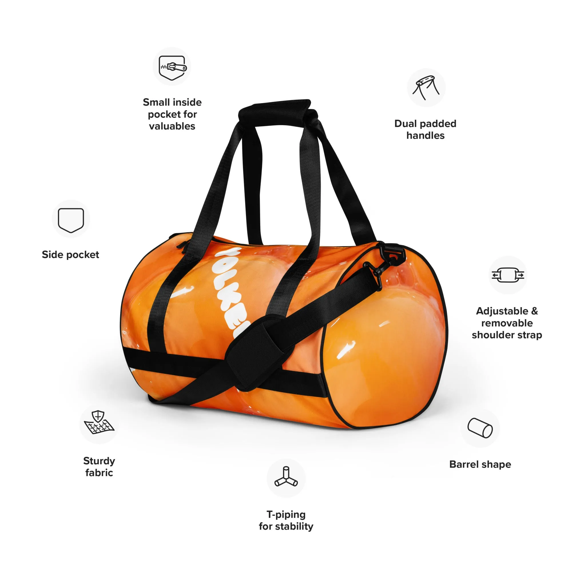 Yolked gym bag
