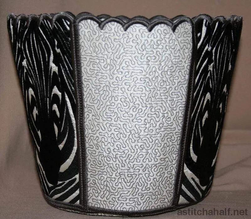 Zebra Bucket Bin